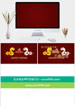 2013新年贺卡PPT模板下载简洁营销PPT模板简洁营销PPT模板
