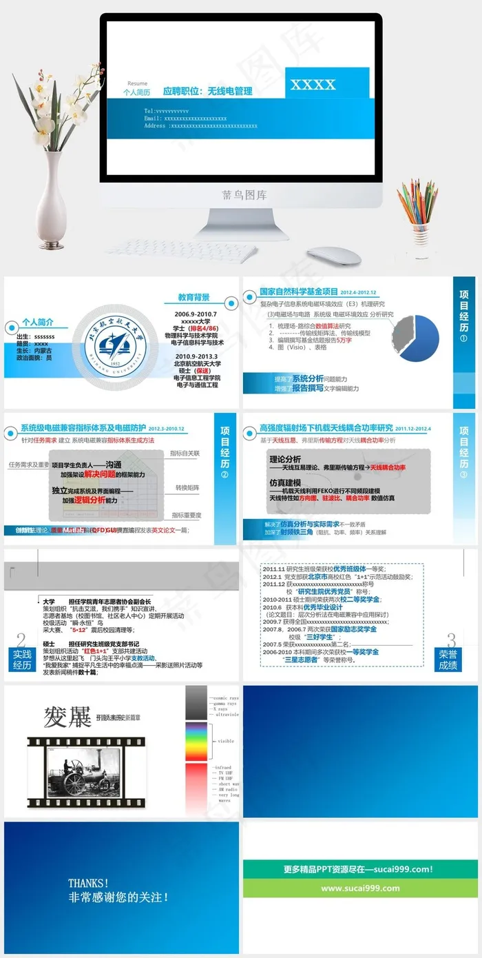 设计精美动感的自我介绍PPT模板个人简介
白色营销简洁PPT模板