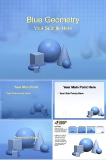 工业ppt蓝色简洁标准PPT模板