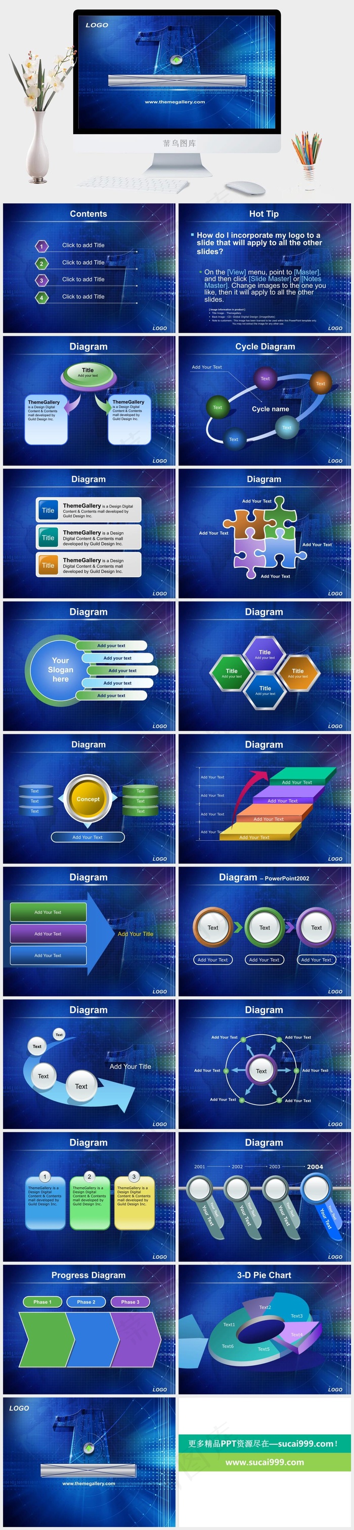 蓝色高科技ppt模板蓝色科技突出PPT模板