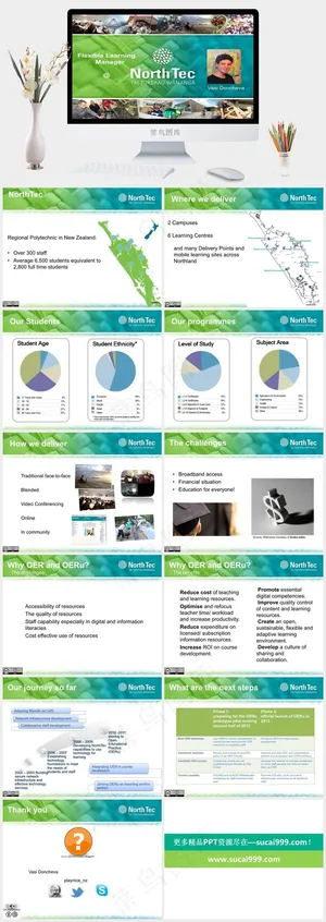 清新底纹欧美风ppt模板实景风PPT模板实景风PPT模板预览图