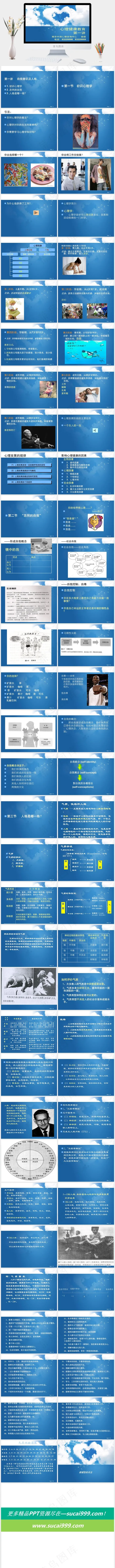 科学PPT教育白色蓝色PPT模板白色蓝色PPT模板