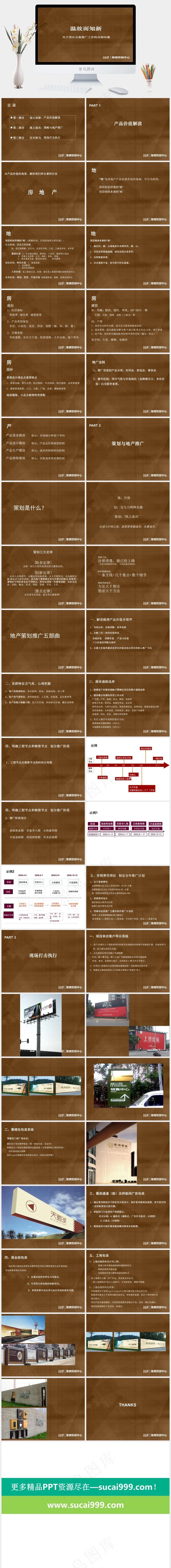 世茂集团上海某地产项目全案推广工作...橘色橙色营销简洁PPT模板