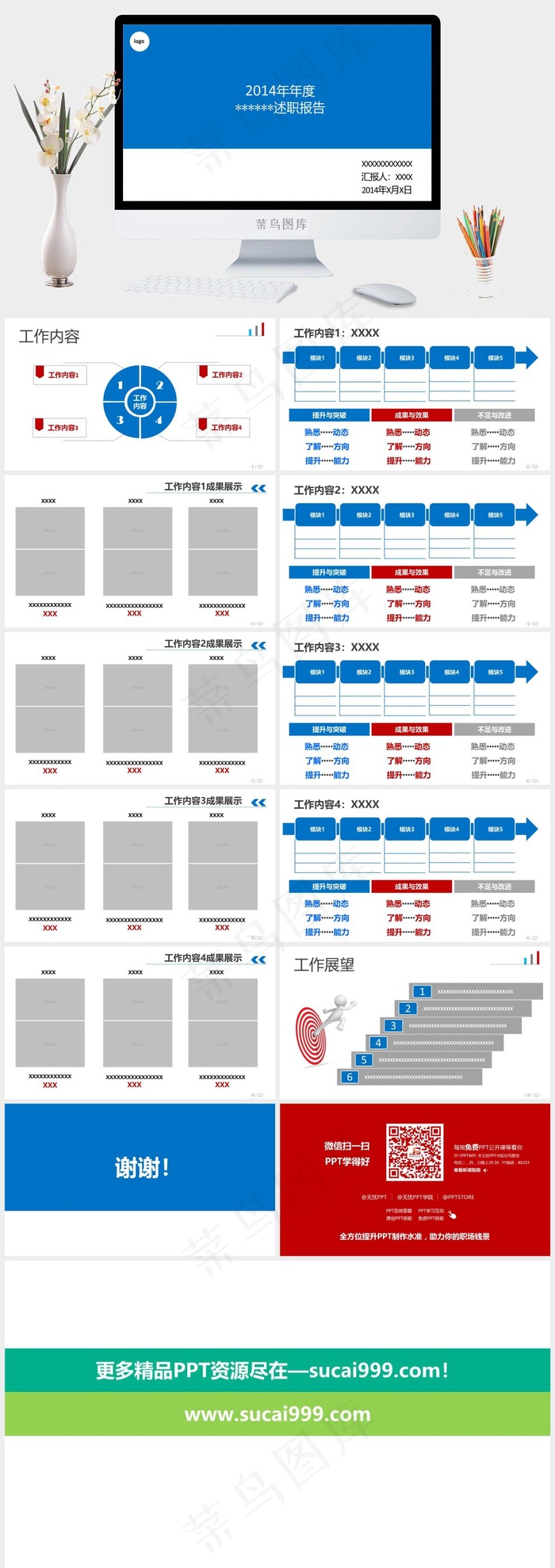 蓝色简洁年终总结报告PPT模板述职报告蓝色简洁PPT模板述职报告
蓝色简洁PPT模板