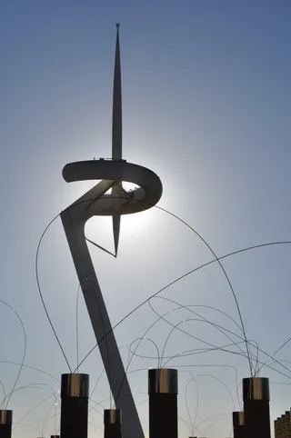 巴塞罗那，城市，天线，移动电话，加泰罗尼亚，城市，建筑，城市