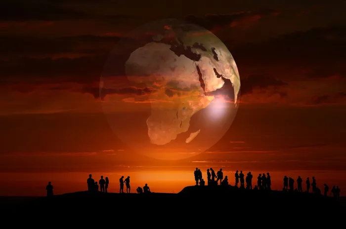 人群、地球、地球、人类、个人、惊奇、观察、观看