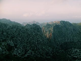 山、风景、山峰、顶峰、树木、风景、美学、天空