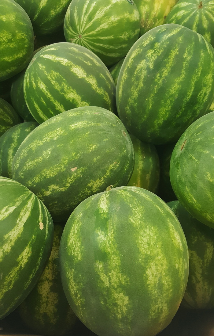 西瓜，甜瓜，无籽，食物，夏天，水果，吃，绿色