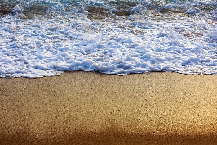 海洋泡沫照片
