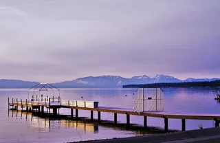 水、滨水、码头、港口、码头、桥梁、建筑物、木板路