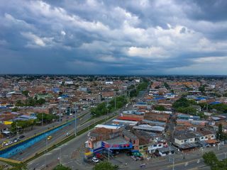 蓝色, 卡利, 卡利瓦尔, 街道, 房屋, 天空, 城市, 云