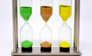 沙漏、时间、沙子、瞬变、耗尽、时间量、瞬变、分钟