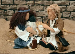 耶稣降生集、人物、玩偶、圣经叙事人物、玛丽和约瑟夫、耶稣的诞生、孩子、圣诞节故事