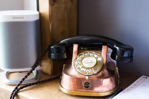 英国，布莱顿，沙龙内饰，内饰，复古电话，电话，电话，美发沙龙