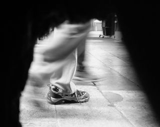 黑人和白人，班杜，白人和黑人，zapatillas驱逐出境，鞋子，运动鞋，走路，腿