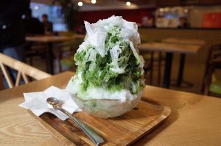 食物、冰、素食者、纯素食者、美味、凉爽、甜点、咖啡馆