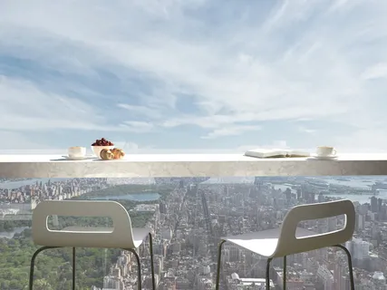 建筑，Cgi，渲染，天空，无人，云天，白天，椅子