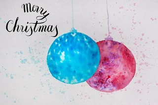 圣诞快乐，圣诞祝福插画，圣诞节，地图，舞会，圣诞装饰品，绿松石色，粉色