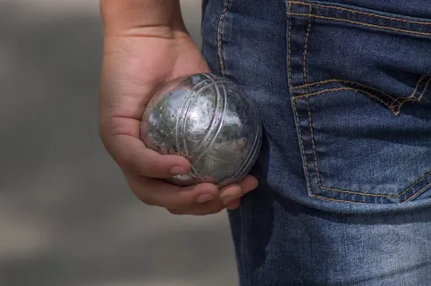 保龄球，球，游戏，地址，手，腹部，一人，持球