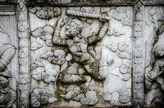 泰国寺庙的壁画艺术