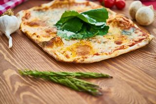 披萨，面团，产品照片，食物，摄影，美味，胡椒，面包店