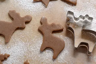 姜饼，圣诞节，蛋糕，自制，燃烧，姜饼，模具，切割姜饼