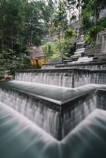 水，人，人，户外，喷泉，自然，河流，树