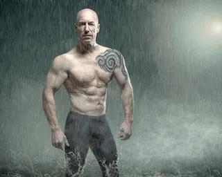 男人，人，运动员，成年人，赤膊，强壮，强壮，力量