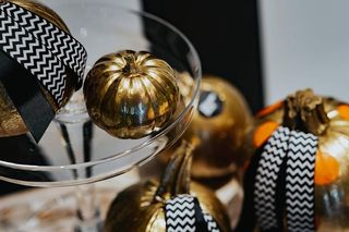 金色装饰南瓜饰品