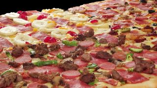 披萨、意大利香肠、意大利香肠、马苏里拉干酪、食物、奶酪、晚餐、膳食