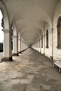 kroměříž，花园，公园，连拱廊，拱门，建筑，建筑柱，建筑结构