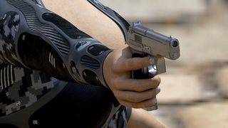 手枪，武器，手枪，射击，枪支，犯罪，危险，接近