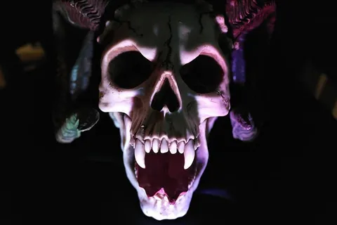 近景、照片、骷髅、恶魔、怪物、阴影、恐怖、死亡 近景、照片、骷髅、恶魔、怪物、阴影、恐怖、死亡