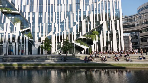 vdv、köbogen、杜塞尔多夫、建筑、建筑结构、城市、建筑外观、人群