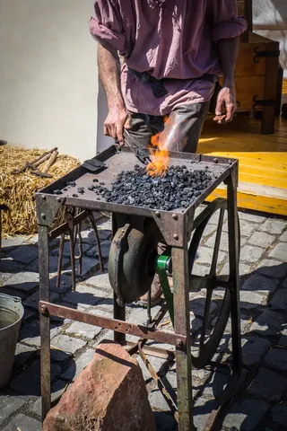 铁匠, 锻造, 铁, 火, 发光, 铁, 火, 工艺, 工具