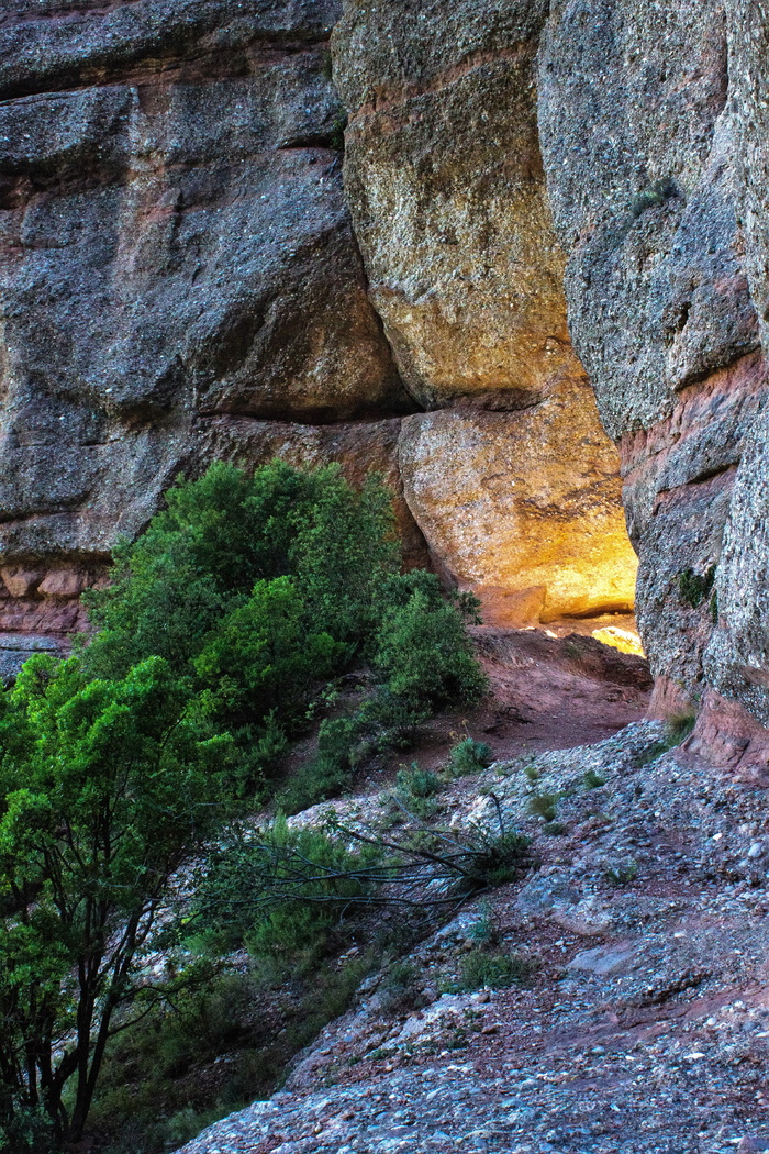 岩石，自然，输入，灯光，山，石头，蒙特塞拉特，岩石-对象