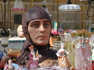 男性头像，跳蚤市场，垃圾，夹，虚拟世界，娃娃，传单，旧