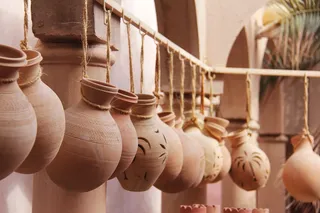 浅, 焦点照片, 棕色, 泥花瓶, 陶器, 纪念品, 传统, 艺术