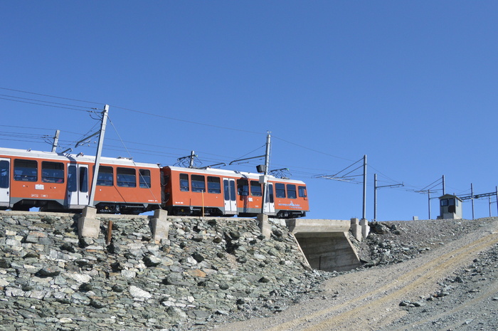 gornegrat，gornegrat bahn，瑞士，工程，夏季，山地，齿轮铁路，齿轮齿条