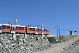 gornegrat，gornegrat bahn，瑞士，工程，夏季，山地，齿轮铁路，齿轮齿条