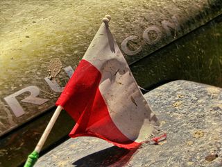 国旗, 波兰国旗, 波兰, 越野, 4 x 4, 泥, 吉普牧马人, rubicon