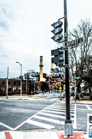 照片，交通灯，行人，车道，交通灯，道路，街道