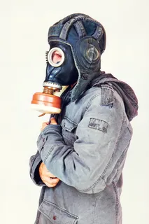 成人、武器、化学品、概念、危险、灾难、环境、设备