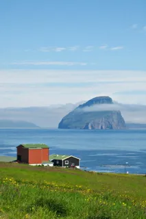 法罗岛，岛屿，景观，草，天空，植物，土地，风景-自然