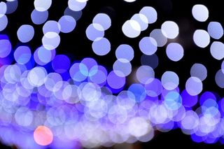 光，光，夜，图案，模糊，波基，明亮，闪闪发光