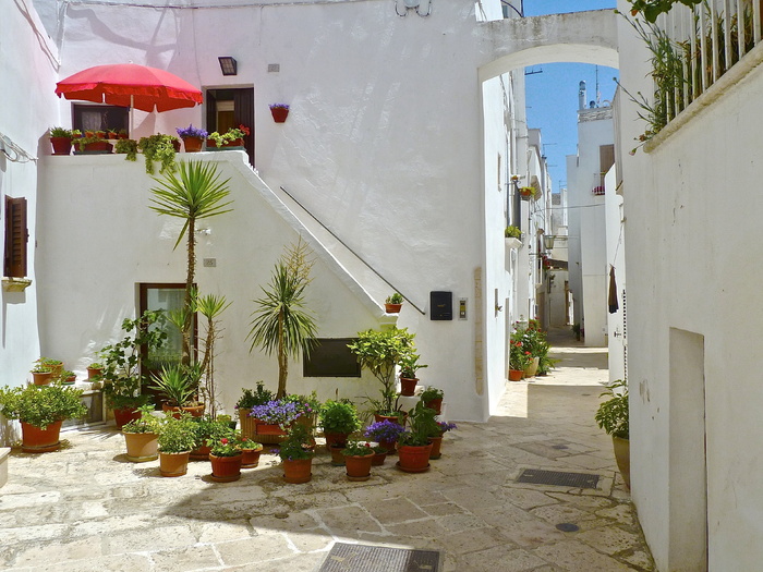 小巷，城市，狭窄，人行道，街道，意大利，通道，小巷