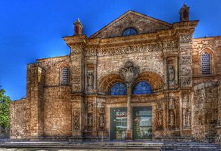 加勒比海、假日、自然、旅游、dom rep、圣多明各、大教堂、建筑