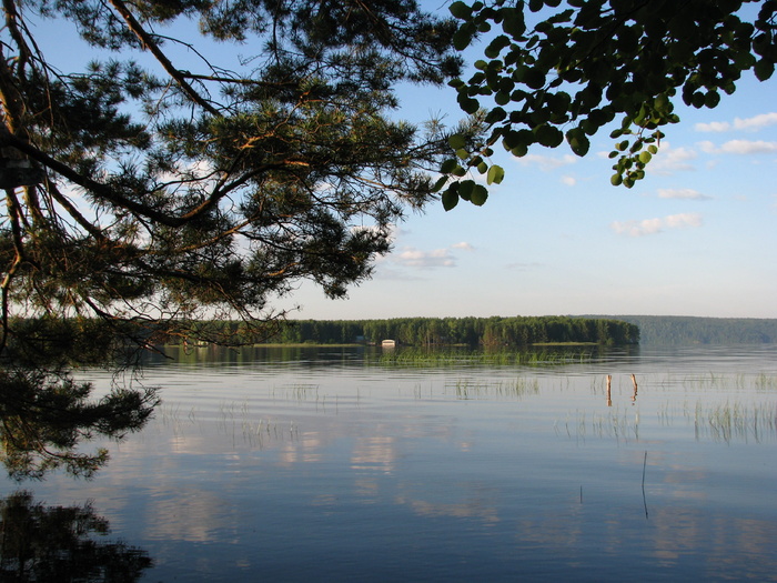 海湾，r，卡马，波姆克里普，波拉兹纳，波姆边疆区，河流，天空