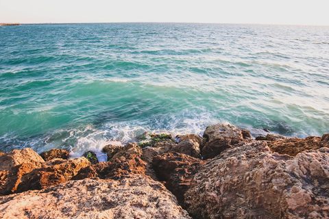 澳大利亚，南弗里曼特尔，海，水，岩石，岩石-物体，固体，自然之美