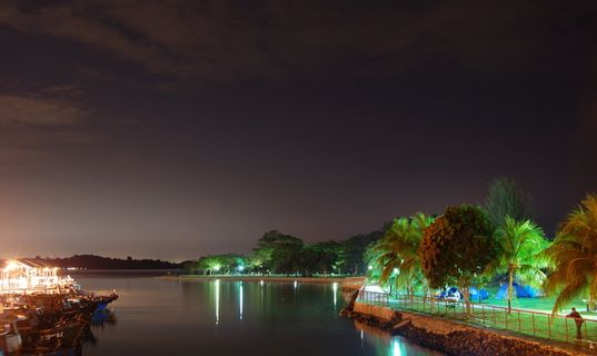 新加坡、樟宜岛、海滩、旅游、亚洲、国际、海洋、城市